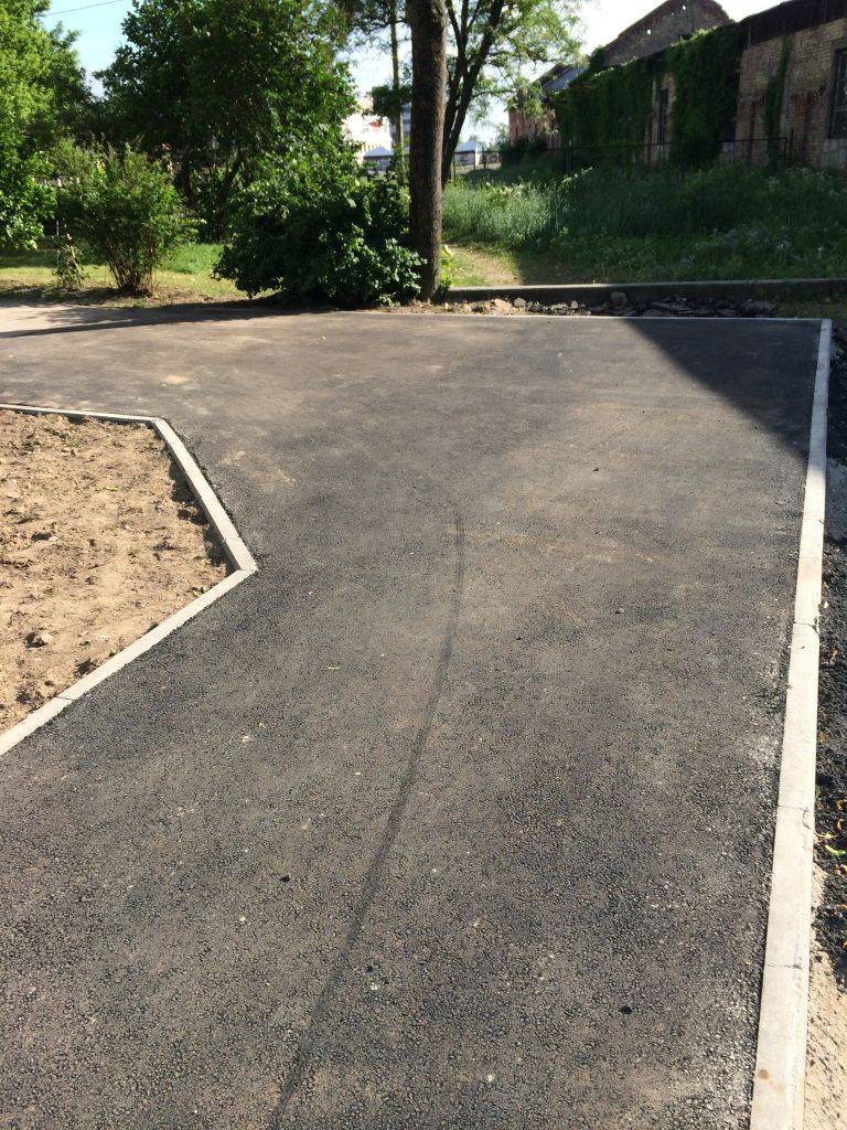 Asfaltēšana. Bultu iela 4 — foto 1
