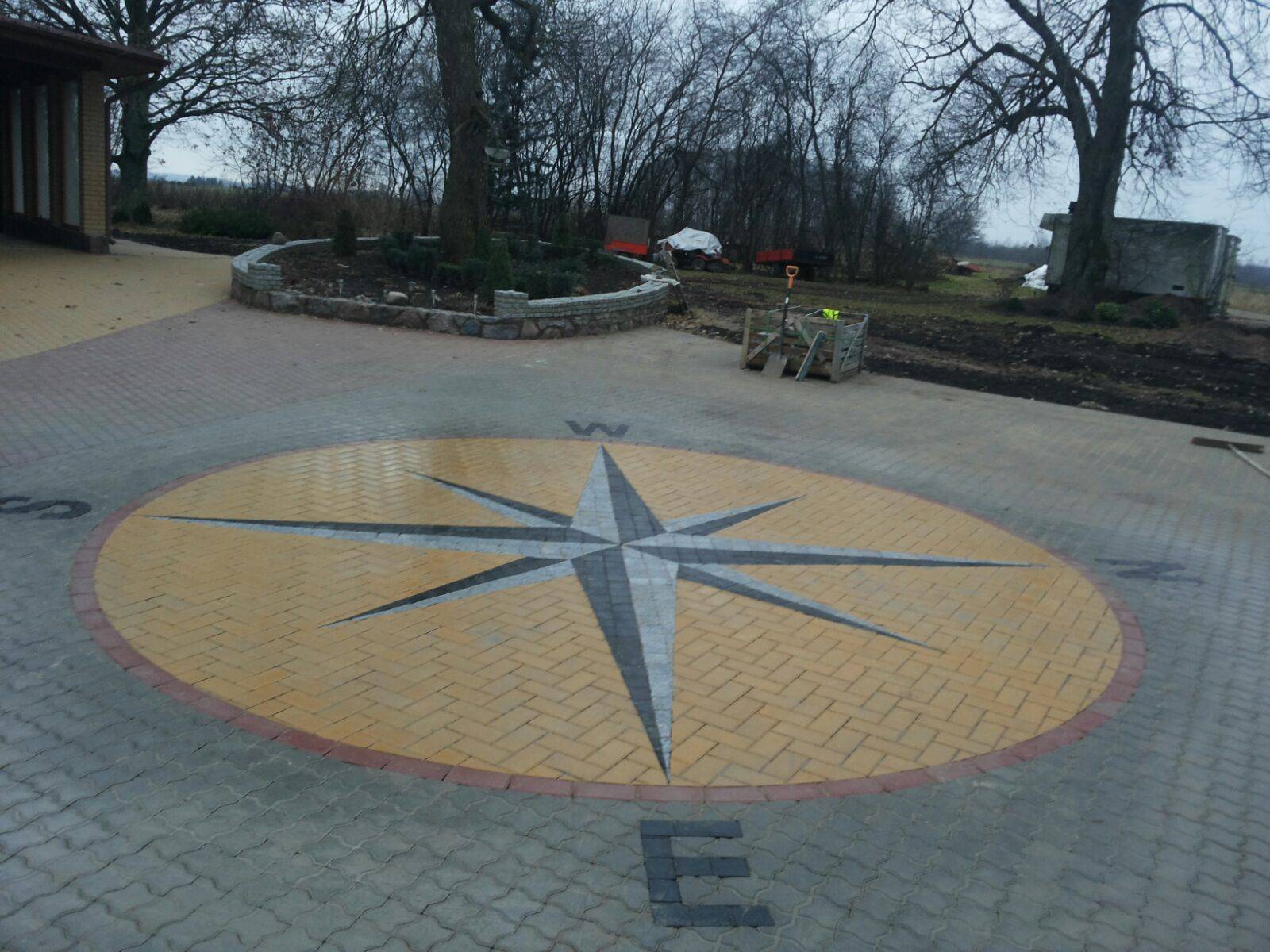 Bruģēšana. Ornamenti. Kompass — foto 1
