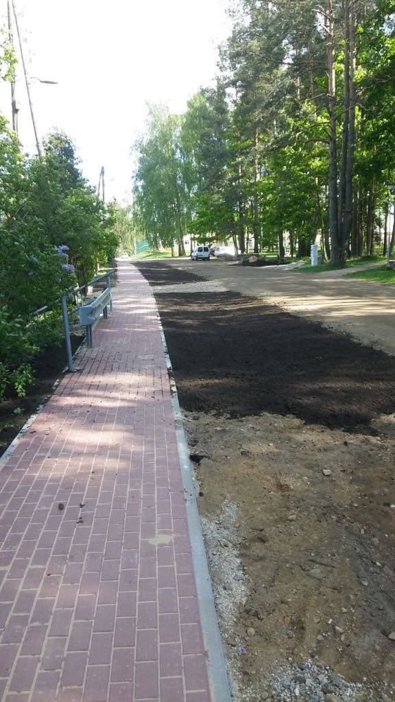 Ietves bruģēšana 400m2 un teritorijas apzaļumošana 550m2. Ikšķile, Birzas iela. — foto 2
