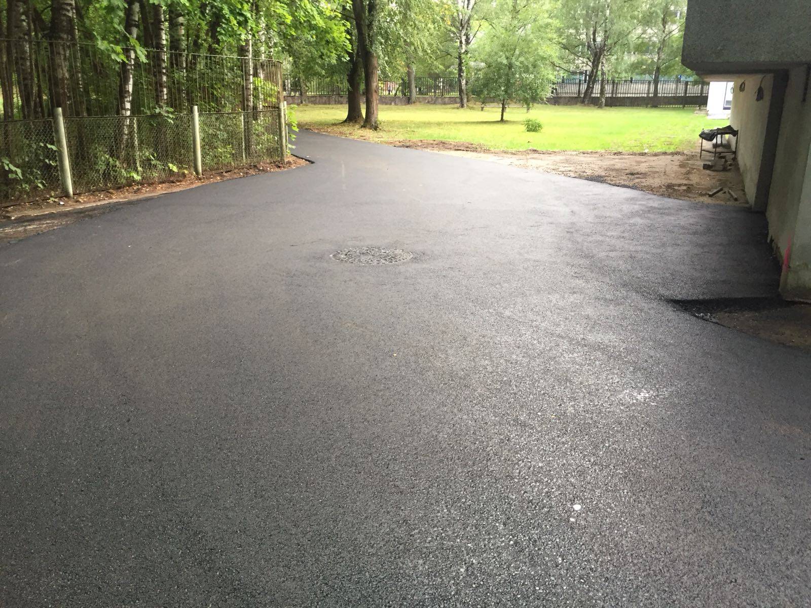 Institūta teritorijas Dzērbenes ielā 14, Rīgā asfaltēšanas darbi. 1500m2 — foto 2