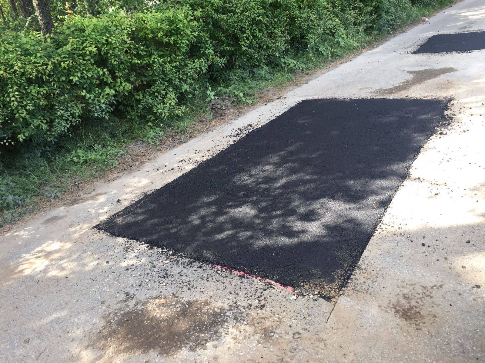 Asfaltbetona seguma bedru labošana, Dreiliņi. — foto 2