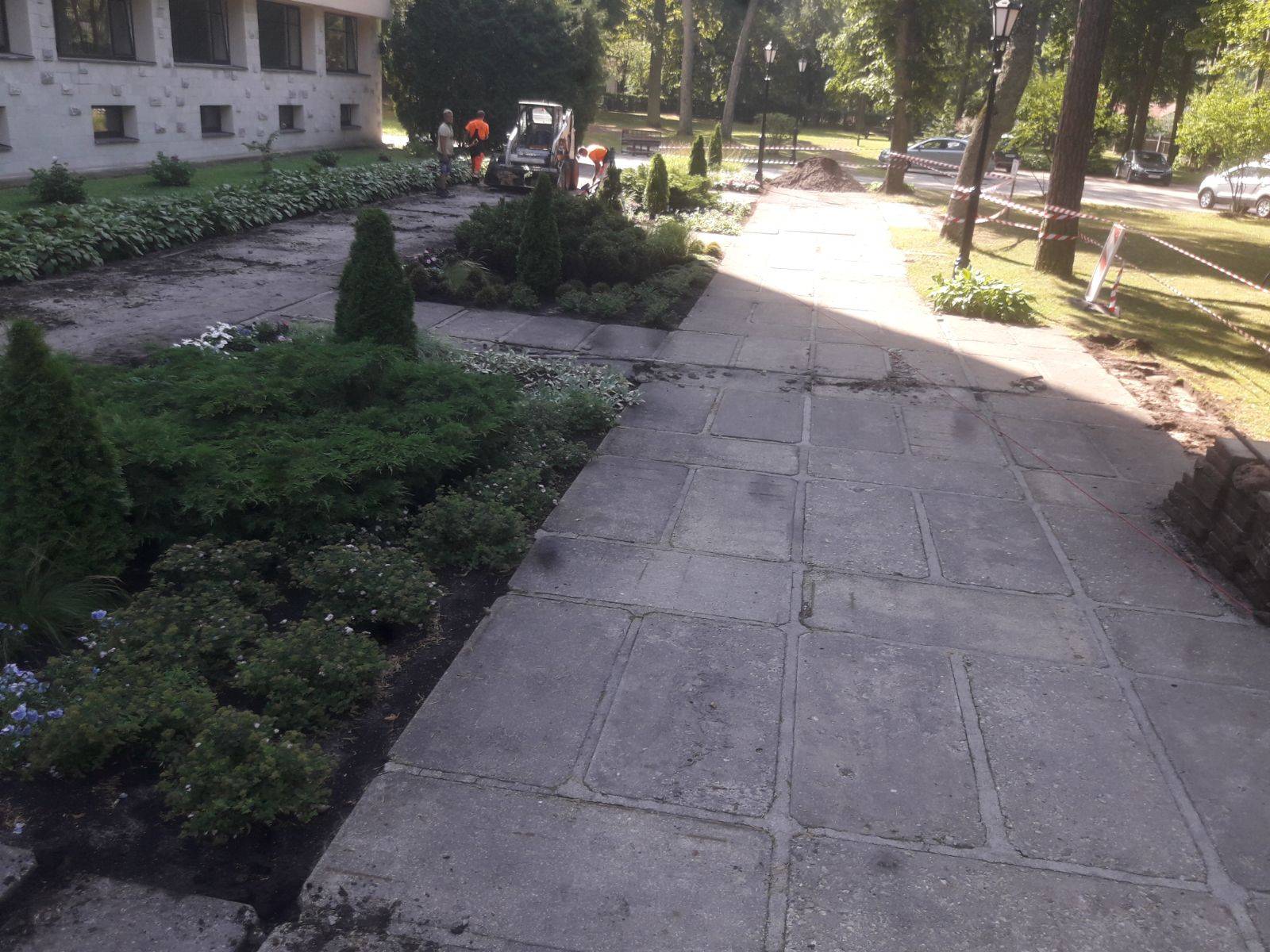 Bruģēšana (300m2). Sanatorija “Belorusija”. Jūrmala. — foto 3