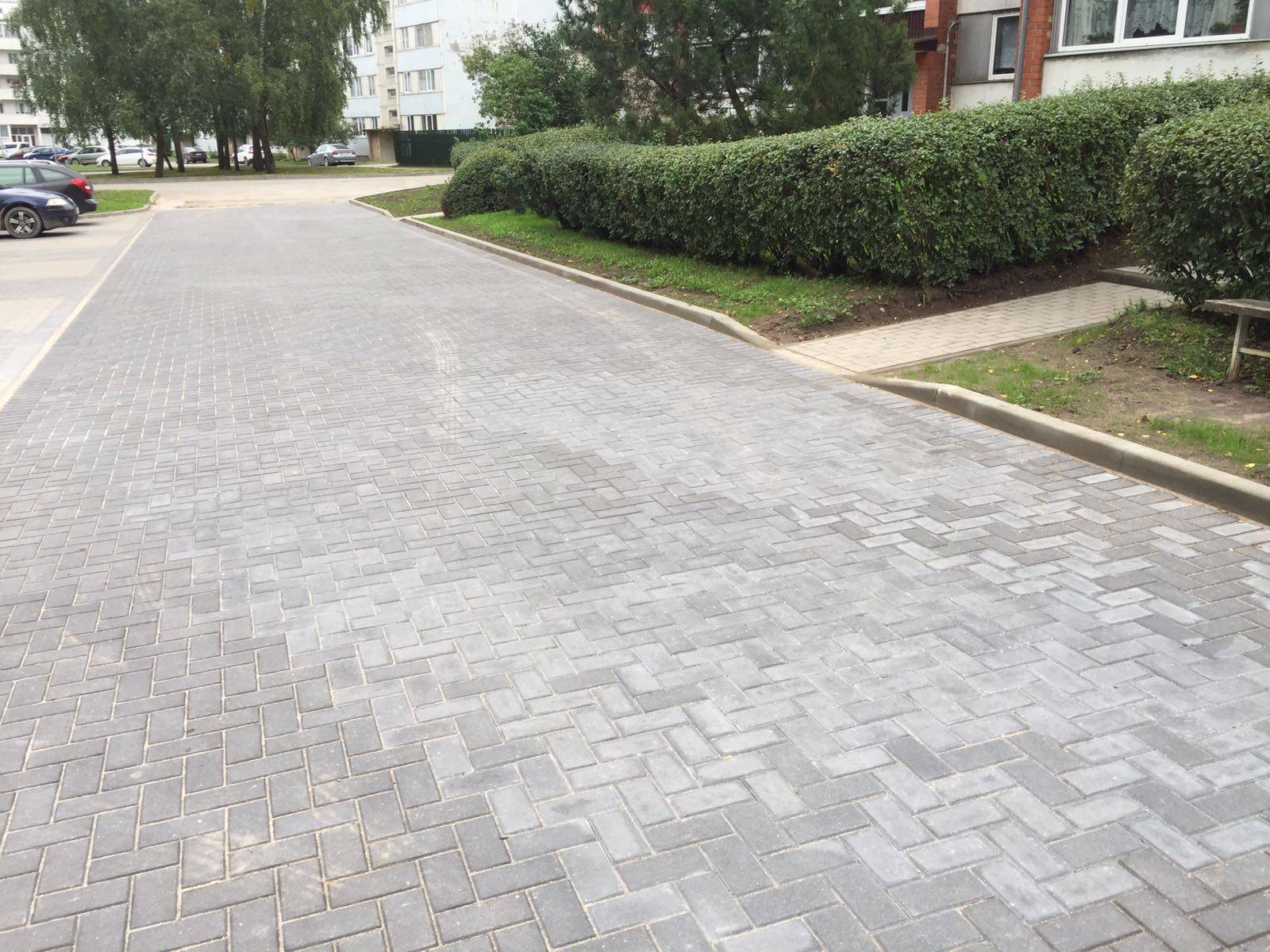 Gaismas iela 4, Kuldīga. Bruģēta iekšpagalma izbūve 400m2 — foto 3