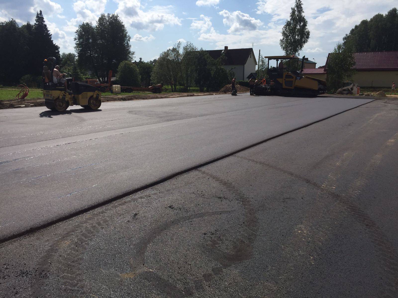 Tenisa laukuma asfaltēšana Aizkrauklē. 670m2 — foto 4