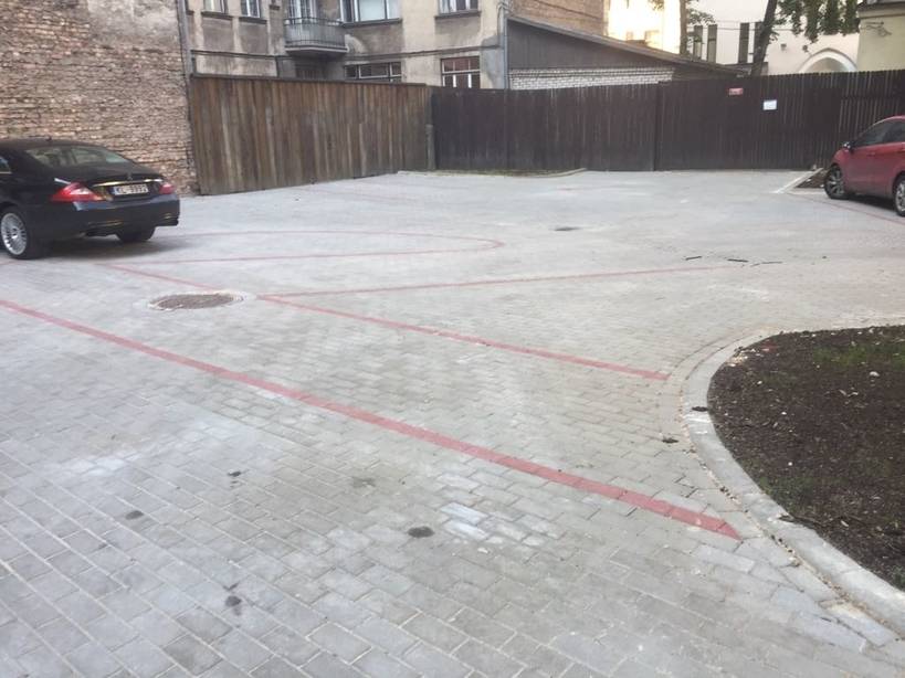 Bruģēta autostāvvieta 1600m2 Brīvības iela 35, Rīga. Pasūtītājs “Unipark”. — foto 4