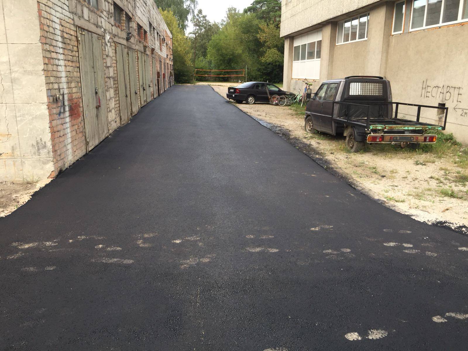 Institūta teritorijas Dzērbenes ielā 14, Rīgā asfaltēšanas darbi. 1500m2 — foto 5