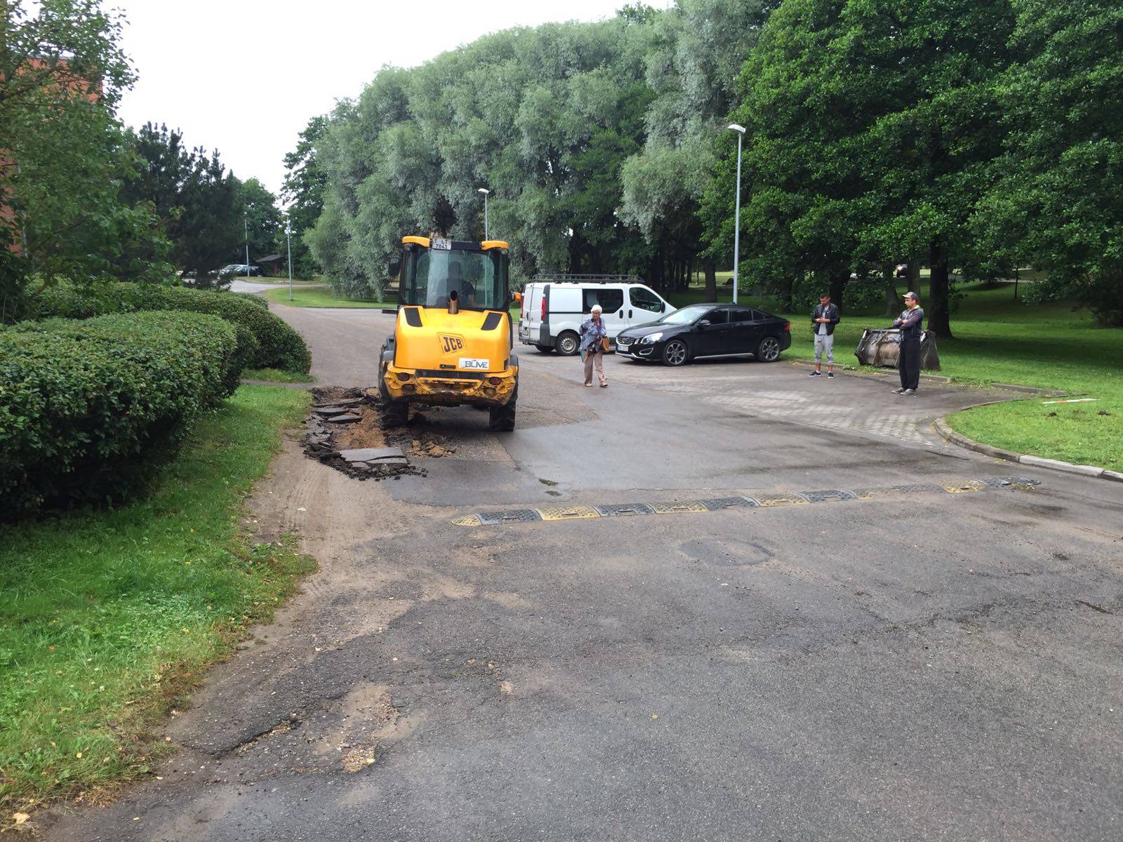 Gaismas iela 4, Kuldīga. Bruģēta iekšpagalma izbūve 400m2 — foto 5