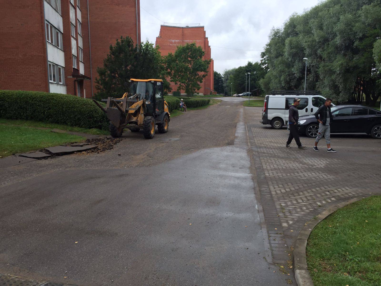 Gaismas iela 4, Kuldīga. Bruģēta iekšpagalma izbūve 400m2 — foto 6