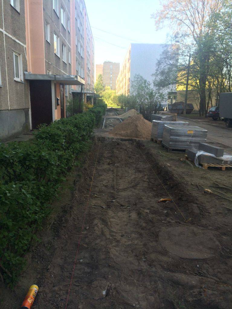 Bruģēšanas darbi. Maskavas ielā 307-309. — foto 6