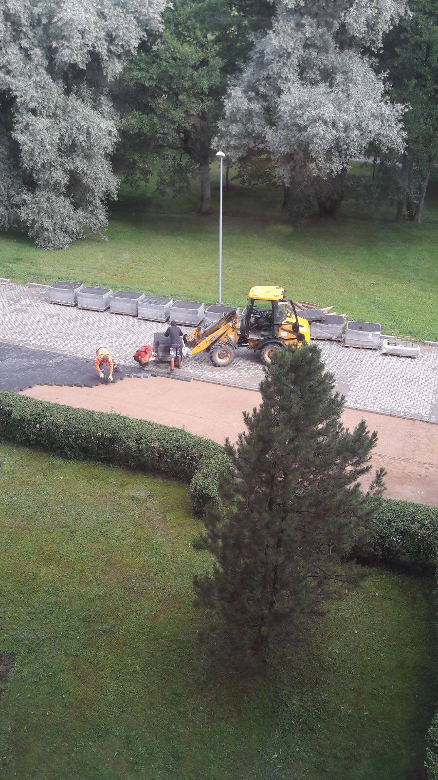 Gaismas iela 4, Kuldīga. Bruģēta iekšpagalma izbūve 400m2 — foto 7