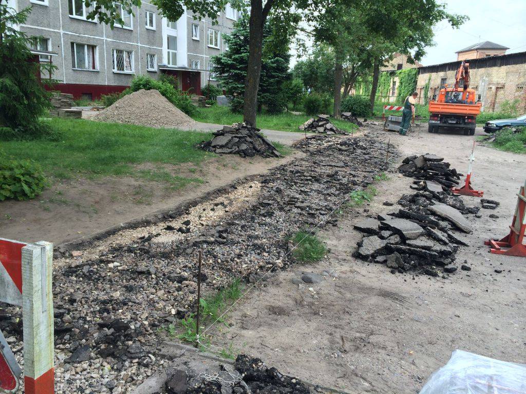 Asfaltēšana. Bultu iela 4 — foto 7