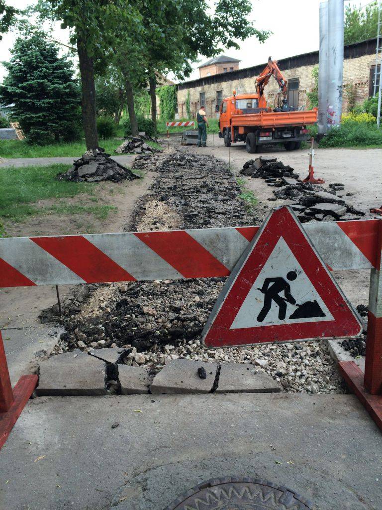 Asfaltēšana. Bultu iela 4 — foto 8