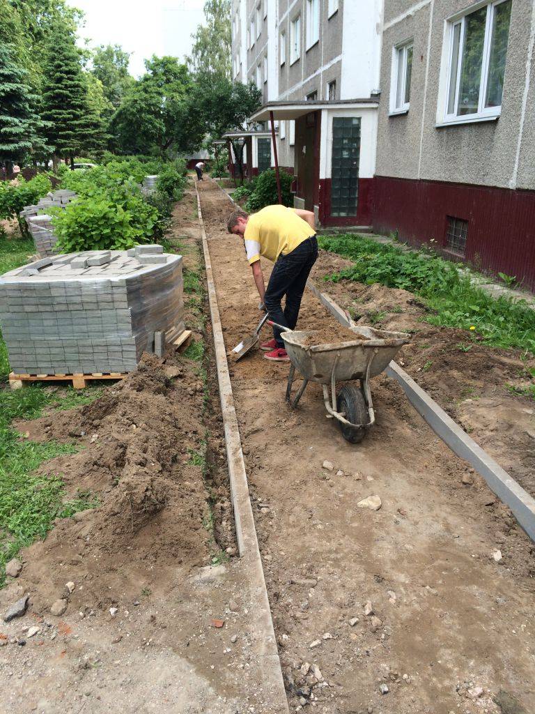 Bruģēšanas darbi. Maskavas ielā 307-309. — foto 8